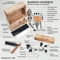 Thumbnail for Winebox and Barbox Bundle - Complete 327-piece cocktail Kit
